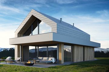  Projekt domu HomeKoncept 95 A (KRX1171) - projekt domu parterowego z poddaszem - Zdjęcie 1