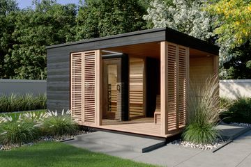  Projekt sauny Verna (WWB1106) - projekt sauny parterowego - Zdjęcie 1