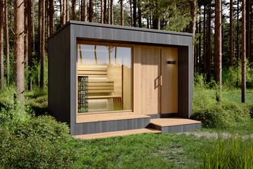  Projekt sauny Jutta (WWB1108) - projekt sauny parterowego - Zdjęcie 1