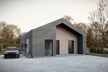  Projekt domu Syriusz 2 (SLT1007) - projekt domu parterowego - Zdjęcie 1