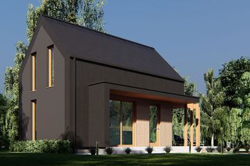  Projekt domu uA283 (WCB1325) - projekt domu parterowego - Zdjęcie 3