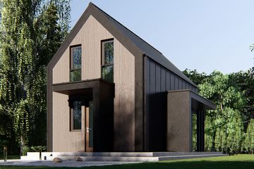  Projekt domu uA283v1 (WCB1327) - projekt domu parterowego - Zdjęcie 3