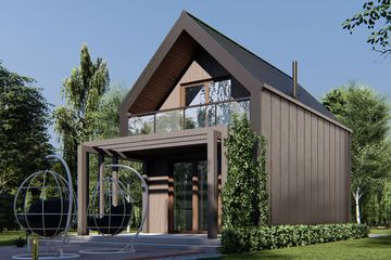  Projekt domu uA283v1 (WCB1327) - projekt domu parterowego - Zdjęcie 4