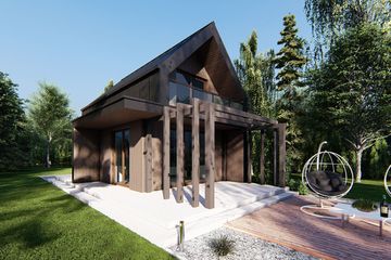  Projekt domu uA283v1 (WCB1327) - projekt domu parterowego - Zdjęcie 5