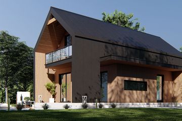  Projekt domu uA284v1 (WCB1328) - projekt domu parterowego z poddaszem - Zdjęcie 2