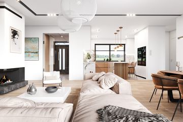  Projekt domu Willa Parterowa 4 wariant B (WAH2097) - projekt domu parterowego - Zdjęcie 5