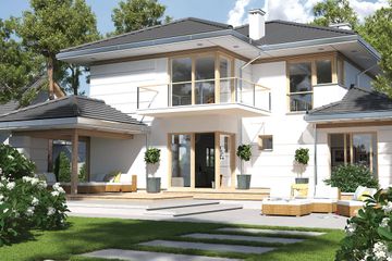  Projekt domu Carmen Magdalena C 30 stopni (WRR1124) - projekt domu z pełnym piętrem - Zdjęcie 2