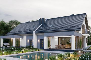  Projekt domu APS 254 wariant 3 (LUA1548) - projekt domu parterowego z poddaszem - Zdjęcie 4