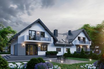  Projekt domu APS 237 dwulokalowy (LUA1549) - projekt domu parterowego z poddaszem - Zdjęcie 4