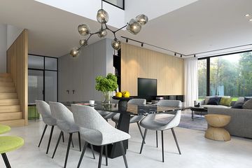  Projekt domu Z tarasem 1 (WAW1151) - projekt domu parterowego z poddaszem - Zdjęcie 6