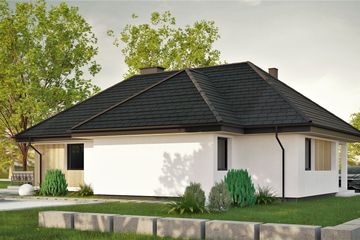  Projekt domu Maciucha (KAP1000) - projekt domu parterowego - Zdjęcie 4