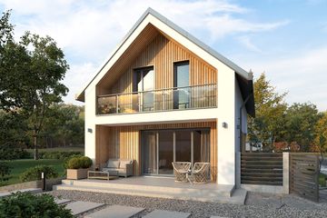  Projekt domu Porfir 2 (BSA2314) - projekt domu parterowego z poddaszem - Zdjęcie 5