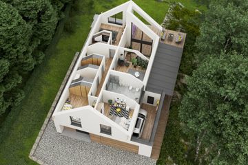  Projekt domu eko Typowy 66 (KKE1061) - projekt domu parterowego z poddaszem - Zdjęcie 8