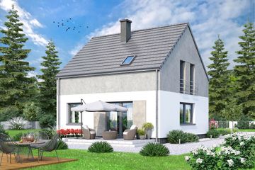  Projekt domu Monte 4 Minimo (WOF1166) - projekt domu parterowego z poddaszem - Zdjęcie 3