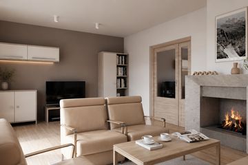 Projekt domu Dzwonek (176) - parterowy z poddaszem dom o powierzchni 116,70 m², dach dwuspadowy - ujęcie 3