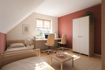 Projekt domu Dzwonek (176) - parterowy z poddaszem dom o powierzchni 116,70 m², dach dwuspadowy - ujęcie 7