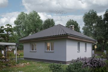  Projekt domu Na Kwadracie (1779) (KRD2899) - projekt domu parterowego - Zdjęcie 3