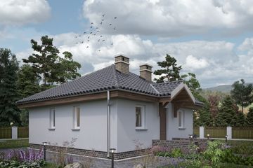  Projekt domu Na Kwadracie (1779) (KRD2899) - projekt domu parterowego - Zdjęcie 4