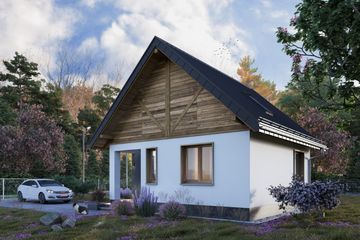  Projekt domu Ziarko (1777) (KRD2898) - projekt domu parterowego - Zdjęcie 2