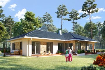  Projekt domu Tamara Polo (1778) (KRD2896) - projekt domu parterowego - Zdjęcie 2