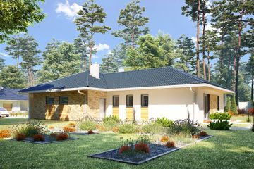  Projekt domu Tamara Polo (1778) (KRD2896) - projekt domu parterowego - Zdjęcie 3