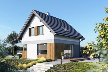  Projekt domu Smyk Solo (1771) (KRD2894) - projekt domu parterowego z poddaszem - Zdjęcie 2