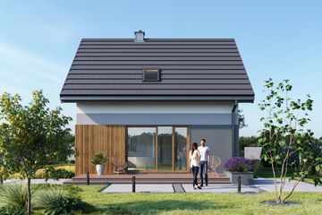  Projekt domu Smyk Solo (1771) (KRD2894) - projekt domu parterowego z poddaszem - Zdjęcie 3