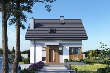  Projekt domu Smyk Solo (1771) (KRD2894) - projekt domu parterowego z poddaszem - Zdjęcie 6