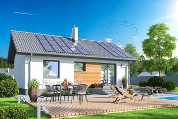  Projekt domu Tebe Mini (WOE1175) - projekt domu parterowego - Zdjęcie 4