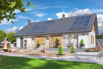  Projekt domu Tracja 6 Energo (WOE1176) - projekt domu parterowego - Zdjęcie 3