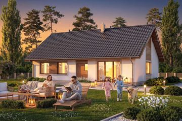  Projekt domu Mokka - strop drewniany (WOF1168) - projekt domu parterowego - Zdjęcie 6