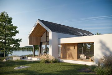  Projekt domu HomeKoncept 89 G2 (KRX1173) - projekt domu parterowego z poddaszem - Zdjęcie 5