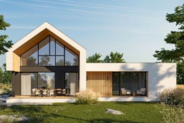  Projekt domu HomeKoncept 89 G2 (KRX1173) - projekt domu parterowego z poddaszem - Zdjęcie 1