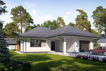  Projekt domu Lori 2 (BSE1210) - projekt domu parterowego - Zdjęcie 1