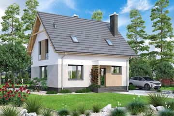 Projekt domu Bounty (WOF1169) - projekt domu parterowego z poddaszem - Zdjęcie 5