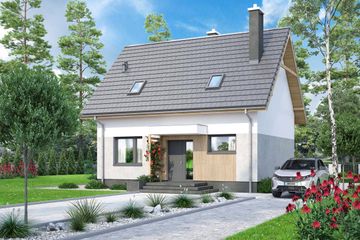  Projekt domu Bounty (WOF1169) - projekt domu parterowego z poddaszem - Zdjęcie 4