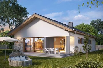  Projekt domu Da Vinci JU Ytong (WRN1533) - projekt domu parterowego - Zdjęcie 1