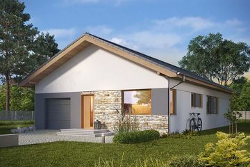  Projekt domu Da Vinci JU Ytong (WRN1533) - projekt domu parterowego - Zdjęcie 2
