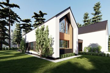  Projekt domu uA180 (WCB1333) - projekt domu parterowego z poddaszem - Zdjęcie 5