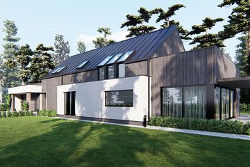  Projekt domu uA205 (WCB1334) - projekt domu parterowego z poddaszem - Zdjęcie 4