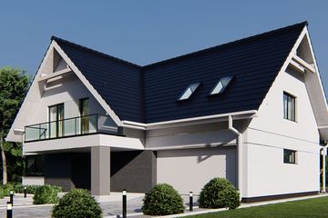  Projekt domu uA261 (WCB1338) - projekt domu parterowego z poddaszem - Zdjęcie 5