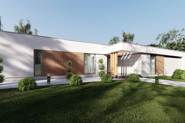  Projekt domu uA266 (WCB1339) - projekt domu parterowego - Zdjęcie 2
