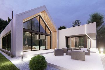  Projekt domu uA272 (WCB1341) - projekt domu parterowego z poddaszem - Zdjęcie 2