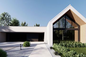  Projekt domu uA272 (WCB1341) - projekt domu parterowego z poddaszem - Zdjęcie 1