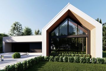  Projekt domu uA272 (WCB1341) - projekt domu parterowego z poddaszem - Zdjęcie 5