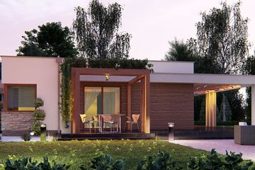  Projekt domu uA148 (WCB1342) - projekt domu parterowego - Zdjęcie 4