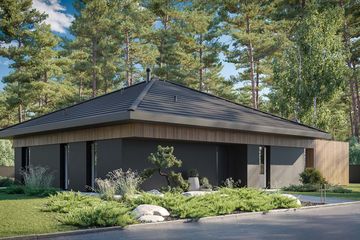  Projekt domu HomeKoncept 97 (KRX1175) - projekt domu parterowego - Zdjęcie 4