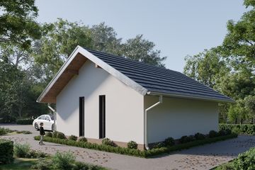  Projekt garażu MJS-G1 (WBD1018) - projekt garażu parterowego - Zdjęcie 4