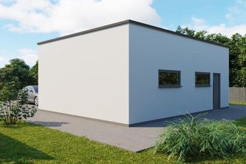  Projekt garażu MJS-G4 (WBD1019) - projekt garażu parterowego - Zdjęcie 2