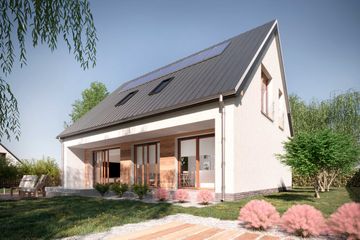  Projekt domu Londyn DCP377 (WRB1678) - projekt domu parterowego z poddaszem - Zdjęcie 4